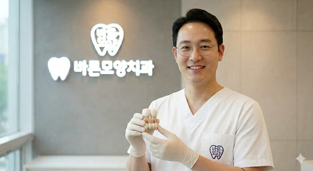 성남 수정구 바른모양치과, 글로벌 치과 임상 가이드라인에 부합하는 정석 치료로 10년의 치료 수명을 보장하는 모습