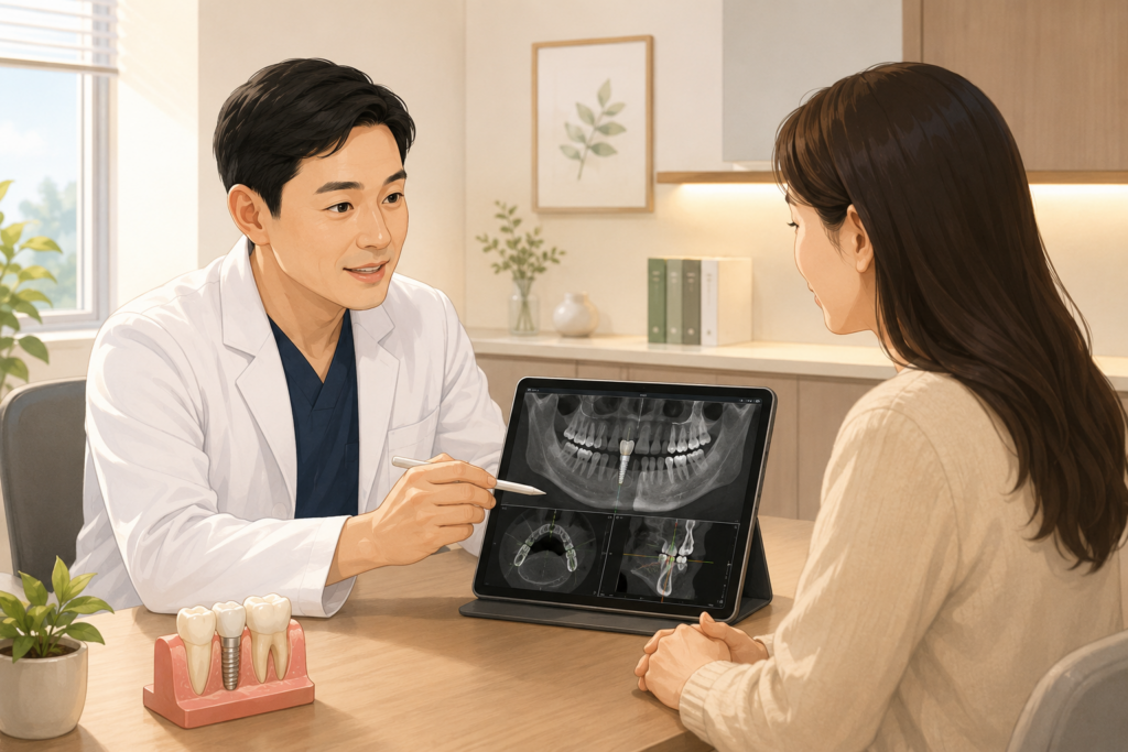 성남 임플란트 즉시식립 가능 여부 상담 바른모양치과 김주형 원장